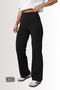 Black Flared Leggings High Waist Leggings Pants - 2