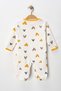 Baby Girl Outfit 3-Piece Seasonal Jumpsuit with Booties Newborn 0-3-6-9 Months Colorful - 7