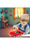 Retro Classic Car 1: 32 Simulation Retro Diecast Model Car Two Door Vintage Car Toy Pull Back - 4