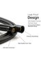 Stainless Steel Flexible Shower Hose, 1.5m, Black - 7
