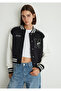 Black Bomber Jacket with m Logo Patch 1110636 -900