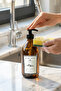 Amber Glass Dish Detergent Bottle Soap Dispenser 500ml - 3
