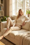 Women's Jogger Leggings Beige 3013 - 7