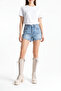 Women's Cream Below-Knee Lace-Up Thick Heeled Zippered Boots - 3