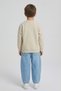 Girls - Boys' Adjustable Waist Straight Leg Comfortable Fit Jean Pocket Denim Pants - 3