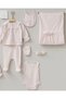 Mathilda 10-Piece Organic Hospital Discharge Set Pink 100% Cotton Newborn Baby Girl - 7