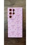 Samsung Galaxy S25 Ultra Bow/Ribbon Printed Velvet Silicone Phone Case Cover Cover Case - 4