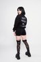 Need Money for Porsche Printed Hoodless Relaxed Fit Women's Black Sweatshirt - 5