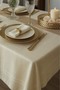 Easy-Care Stain Resistant Linen Colber Tablecloth