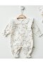 Woven Floral Romper and Hat 100% Cotton Newborn - 4