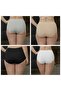 Ceylanoğlu 8' High Waist Large Size 2 White 2 Black 2 Gray 2 Skin Transfer Ribbed Tights - 2