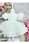 White Stone Baby Girl Dress, Birthday Dress, Photo Shoot Dress, Suitable for 0-13 Years Old - 4
