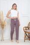 Women's Pajama Bottoms French Velvet Oversize Size - 3