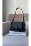 Women's Black Stone Day and Night Shoulder Bag