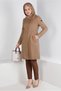 POCKET DETAILED HOODED ZIPPERED COAT 90378 - 2