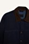 100% Cotton Slim Fit Slim-Fit Contrast Collar Seasonal Spring Denim Jacket E5490Ax25Sp - 5