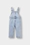 Label Printed Jean Overalls Baby Boy F3781A525Au - 5