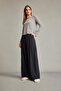 Wide Leg Modal Trousers with Elastic Waist F8507Ax25Sm - 3
