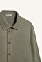 Boy Oversize Wide Fit Polo Neck Twill Long Sleeve Shirt D7793A825Sp - 3