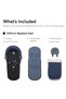 YOYO 0+ Newborn Pack Air France Blue – Newborn Stroller Nest & Comfort Seat - 3