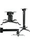 Universal Projector Ceiling Mount for Projectors with Adjustable Height and Extendable Arms Mount fo