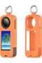 Compatible Case for Insta360 X5 | Silicone Carrying Case - Orange