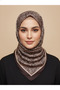 Elegant, Leaf Patterned Soft Shawl 70 X180 - 3