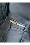 Laud Long Wave Patterned Women's Gold Buckle Belt Jacket Belt Dress Belt Trouser Belt