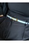 Laud Long Wave Patterned Women's Gold Buckle Belt Jacket Belt Dress Belt Trouser Belt - 2