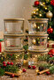 Vetro - Set of 6 Glass Breakfast Bowls with Bamboo Lids 220 Cc - 7