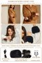 Plush Faux Fur Oversleeve Fluffy Cuff Wristband - Vegan Toscana Black - 3