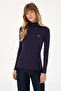 Women's Plum Turtleneck Sweatshirt 50313430-Vr074