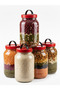 3 Liter Glass Pickle and Pulses Storage Jar - 3