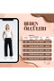 High Waist Scuba Pants with Front Seam - 8
