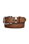 100% Genuine Leather, Black Nickel Suit Buckle 4 Cm Brown Women's Belt; Jeans, Sports Belt = 76.nkl.tak