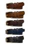 100% Genuine Leather 5-Piece Super Set Women's Jeans Belt=rectangular