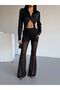 Flared Lace Shorts Pants - 7