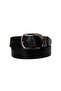 Genuine Leather Black Nickel Buckle Women's Jeans, Sports Belt 4 Cm=an-byn-36