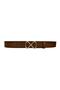 100% Genuine Leather, Gold Endless Buckle Tosado Women's Jeans, Sports Belt 4 Cm=an-byn-42 - 2