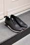 Marven Black 100% Genuine Leather Men's Casual Shoes - 2