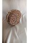 Women's Crystal Stone Evening Dress Round Portfolio Bag - 5