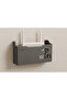White Plexiglass Wifi Box Wall Hanging Insurance and Modem Storage Box 25X15X6 cm