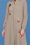 Sequin Embroidered Pocket Detail Pardesü 10359 - 4
