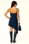Lace Detailed Strappy Asymmetric Dress - 2
