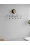 Wooden Patterned Magic Fix Magic Adhesive Black 5-Piece Hanger - 3