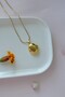 Floral Vintage Clamshell Photo Insertable Steel Necklace - 6