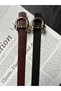 2-Pack Issue Women's Gold Buckle Belt Jacket Belt Dress Belt Trouser Belt