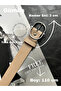 2-Piece Human Round Ring Pattern Women's Silver Buckle Belt Coat Belt Dress Belt Trouser Belt - 4