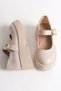 Keira Women's Buckled Block Heel Loafers Casual Shoes - 6