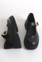 Keira Women's Buckled Block Heel Loafers Casual Shoes - 7